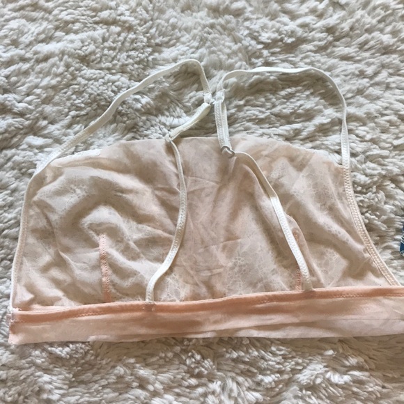 Free People Ivory Lace Bralette Size M - Picture 2 of 4